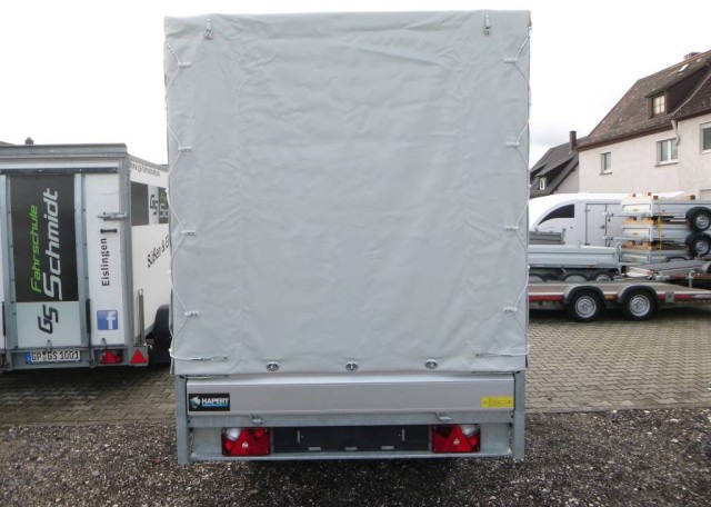 Hapert Azure H-2 Hochlader 3050 x 1600 x 300 mm, mit Plane 180 cm grau ZG 2,0 to. - مقطورة عربة: صورة 4 Hapert Azure H-2 Hochlader 3050 x 1600 x 300 mm, mit Plane 180 cm grau ZG 2,0 to. - مقطورة عربة: صورة 4