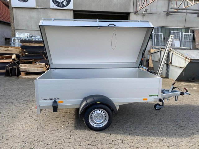 Humbaur HA 132513-5 mit Holz-Alu Deckel mit Reling 1300 kg, 2510 x 1310 x 500mm, 100 km/h - مقطورة عربة: صورة 5 Humbaur HA 132513-5 mit Holz-Alu Deckel mit Reling 1300 kg, 2510 x 1310 x 500mm, 100 km/h - مقطورة عربة: صورة 5