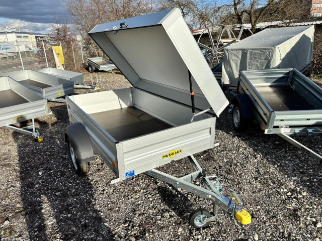 Humbaur HA 752111 FS mit Holz-Alu Deckel, 750 kg, 2050 x 1100 x 520 mm - مقطورة عربة: صورة 1 Humbaur HA 752111 FS mit Holz-Alu Deckel, 750 kg, 2050 x 1100 x 520 mm - مقطورة عربة: صورة 1