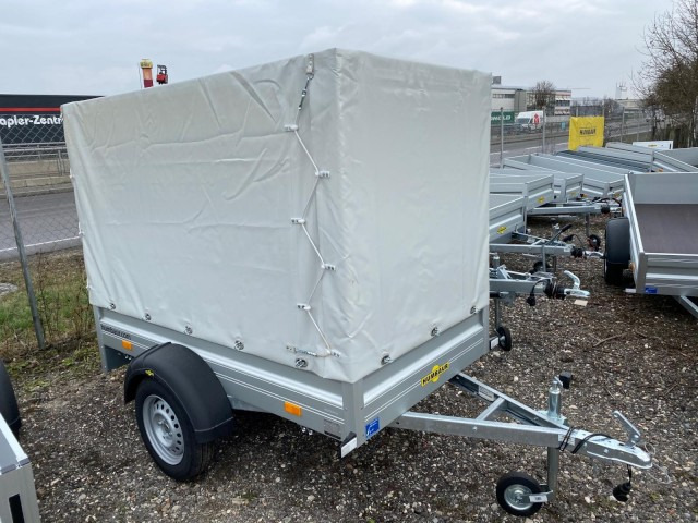 Humbaur HA 752111 ohne KV, mit Hochplane 140 cm, 750 kg, 2050 x 1100 x 350 mm - مقطورة عربة: صورة 1 Humbaur HA 752111 ohne KV, mit Hochplane 140 cm, 750 kg, 2050 x 1100 x 350 mm - مقطورة عربة: صورة 1