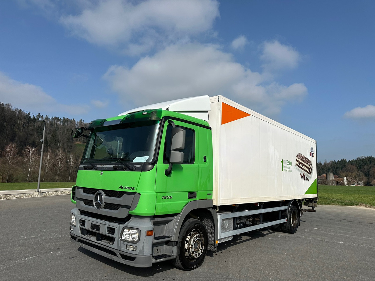 MERCEDES-BENZ Actros 18.36 Kühler Hebebühne - شاحنة ذات مبرد: صورة 1 MERCEDES-BENZ Actros 18.36 Kühler Hebebühne - شاحنة ذات مبرد: صورة 1