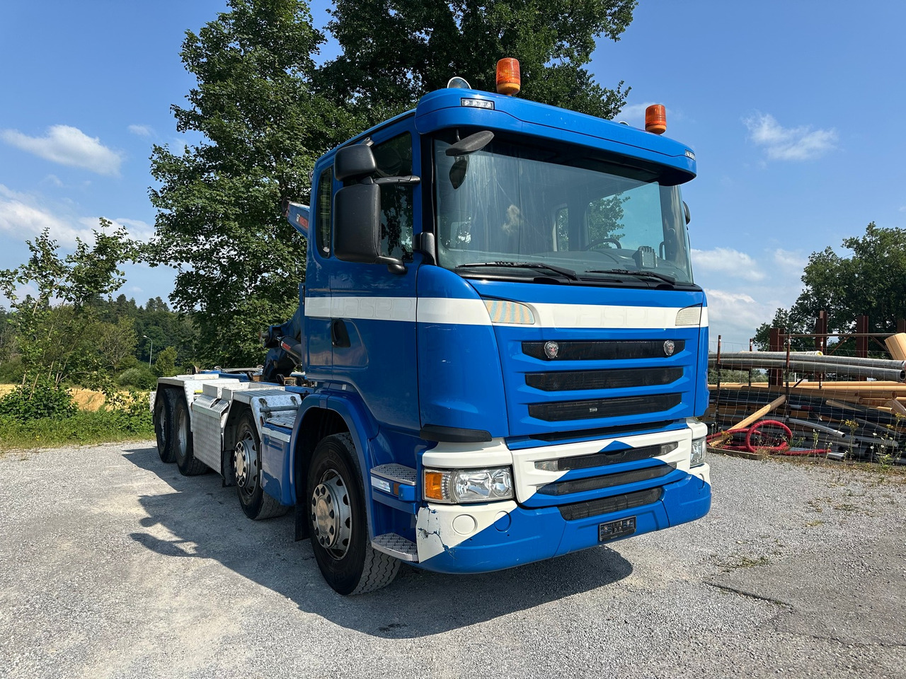 SCANIA G450 8x4 Hiab - شاحنة برافعة خطافية: صورة 3 SCANIA G450 8x4 Hiab - شاحنة برافعة خطافية: صورة 3