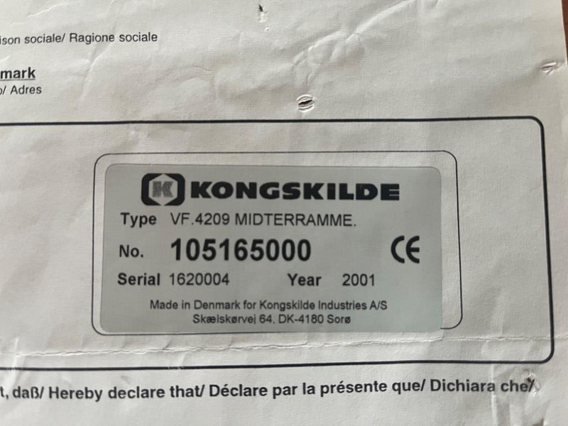 Kongskilde Vibroflex 4209 - آلة حراثة: صورة 5 Kongskilde Vibroflex 4209 - آلة حراثة: صورة 5