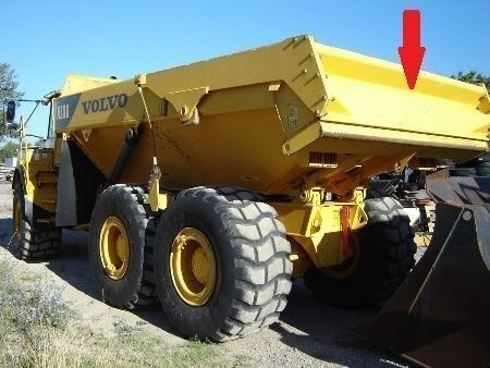 Volvo tailgate  Volvo A25, A30, A35 articulated dump - هيكل السيارة الخارجية - شاحنة مفصلية: صورة 3 Volvo tailgate  Volvo A25, A30, A35 articulated dump - هيكل السيارة الخارجية - شاحنة مفصلية: صورة 3
