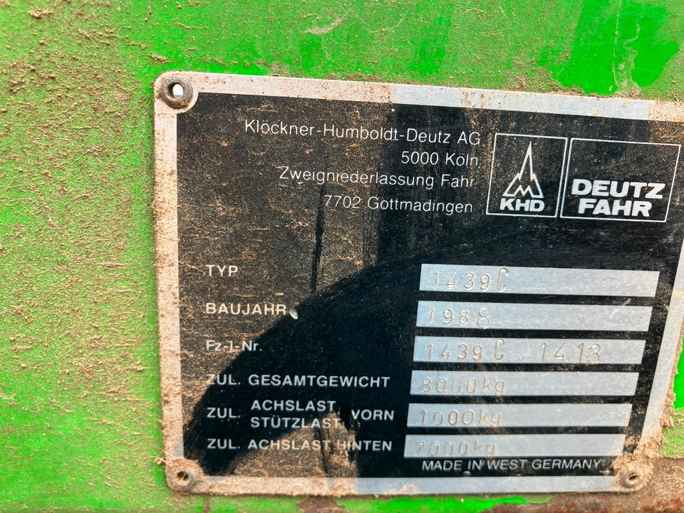 عربة ذاتية التحميل Deutz Fahr Ladewagen FE 6.37 mit Querförderband: صورة 7