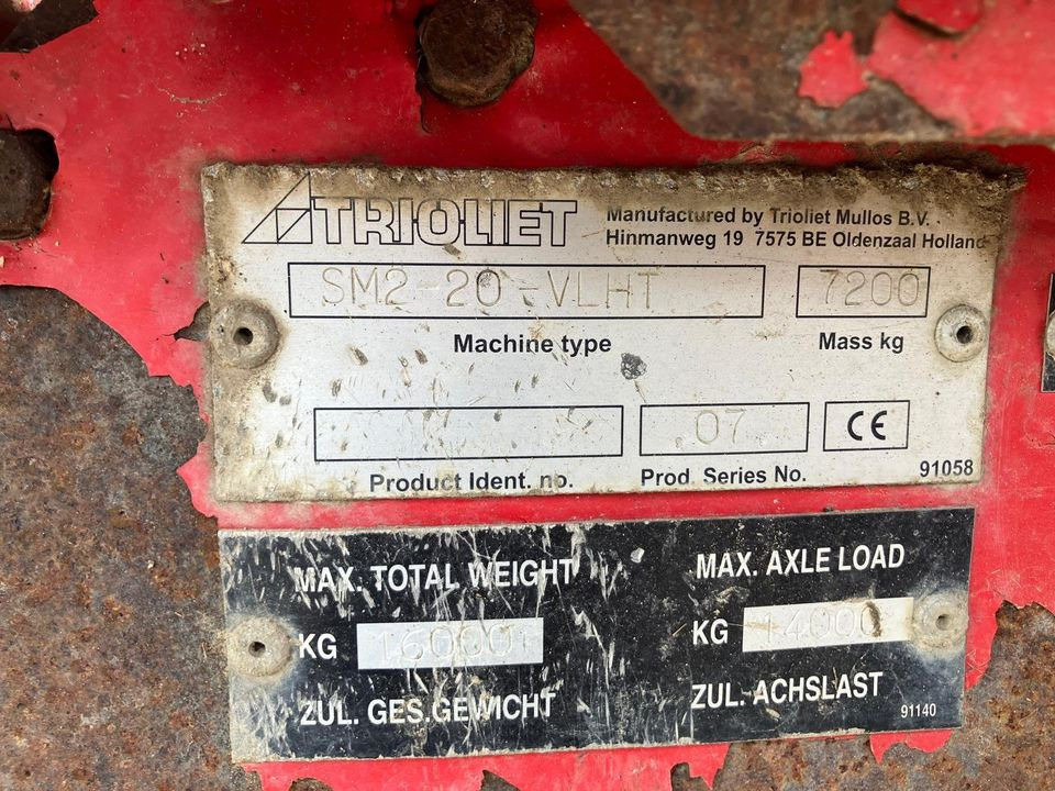 عربة خلط الأعلاف Trioliet Futtermischwagen Solomix 2 20 VLHT: صورة 13