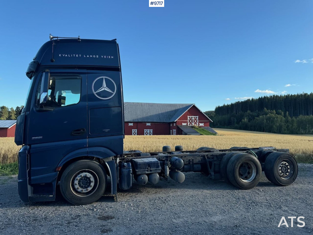 2014 Mercedes Actros 2551 Chassis. Rep object. - شاحنة بهيكل معدني للمقصورة: صورة 2 2014 Mercedes Actros 2551 Chassis. Rep object. - شاحنة بهيكل معدني للمقصورة: صورة 2