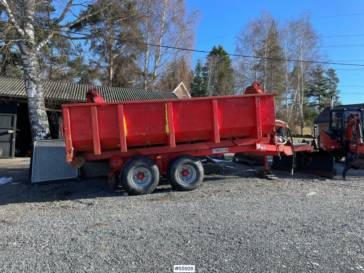 Bigab 7-10 hook truck trailer with flat - مقطورة هوك ليفت/ لود لوجر: صورة 4 Bigab 7-10 hook truck trailer with flat - مقطورة هوك ليفت/ لود لوجر: صورة 4