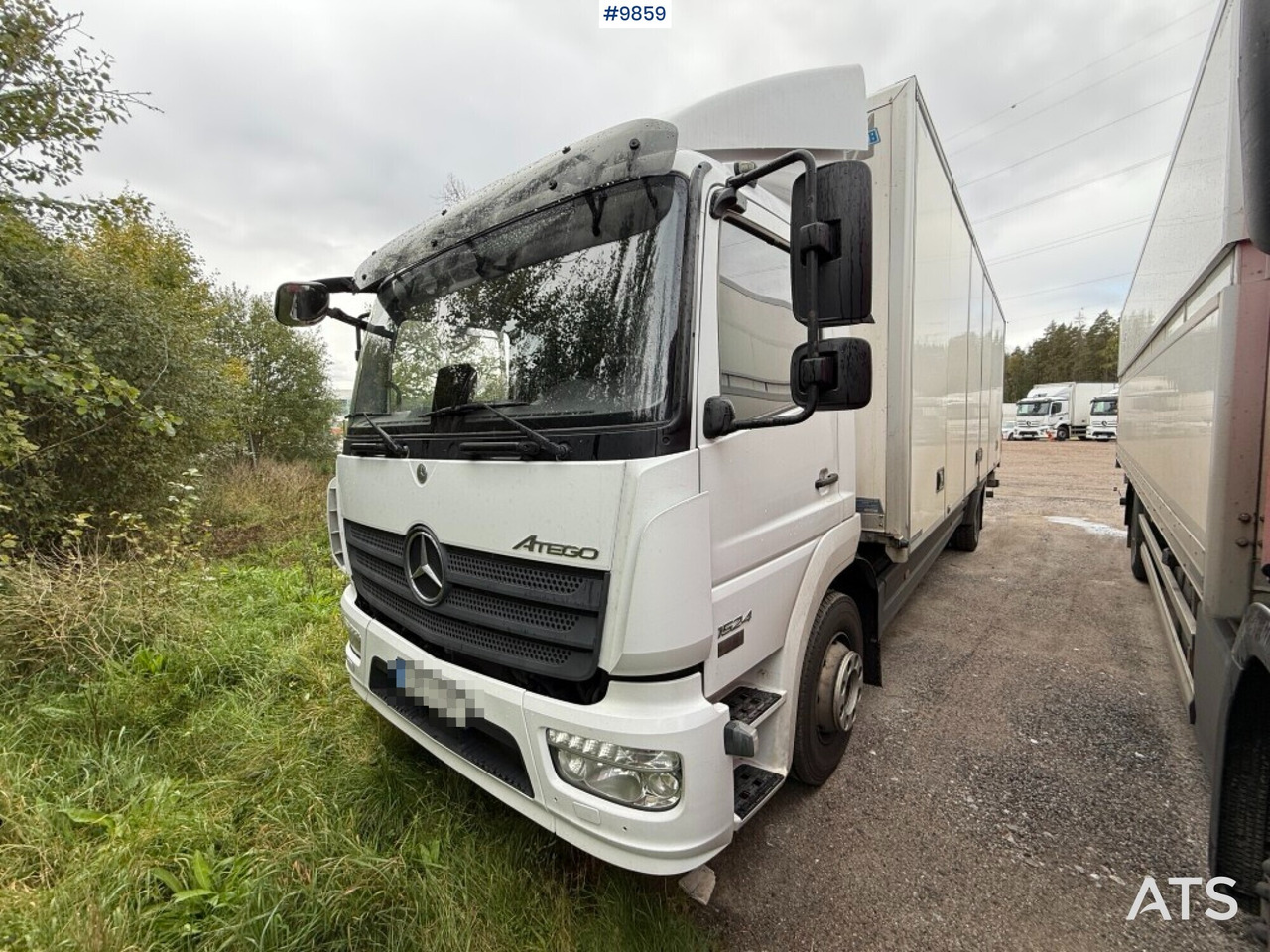Box Truck Mercedes Benz Atego 1524 with openable side - شاحنة صندوقية: صورة 1 Box Truck Mercedes Benz Atego 1524 with openable side - شاحنة صندوقية: صورة 1
