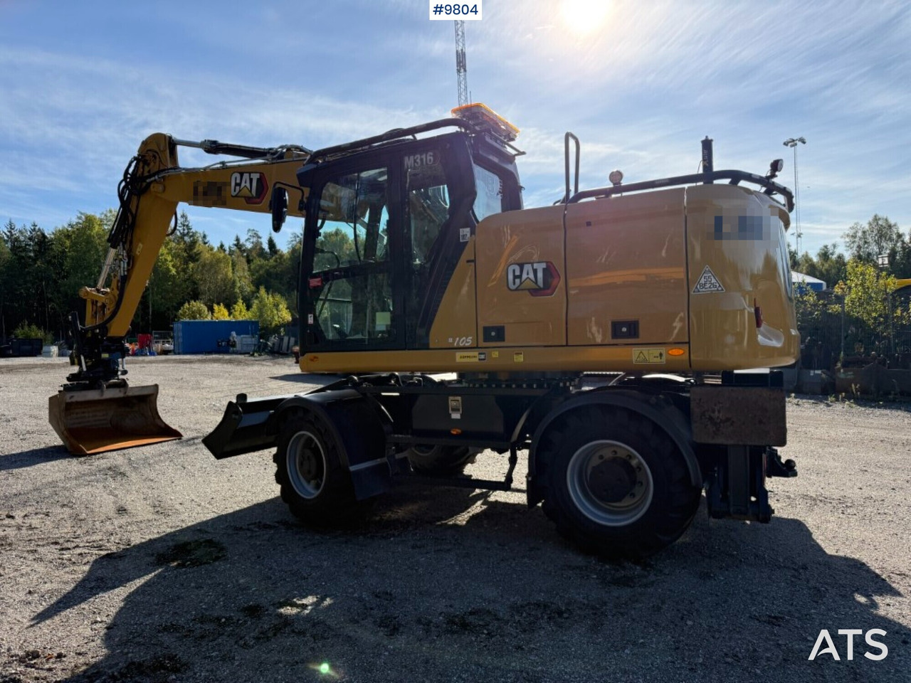 CAT M316 wheel excavator with tiltrotator, 3D excavation system, and grader bucket - حفار ذو عجلات: صورة 5 CAT M316 wheel excavator with tiltrotator, 3D excavation system, and grader bucket - حفار ذو عجلات: صورة 5