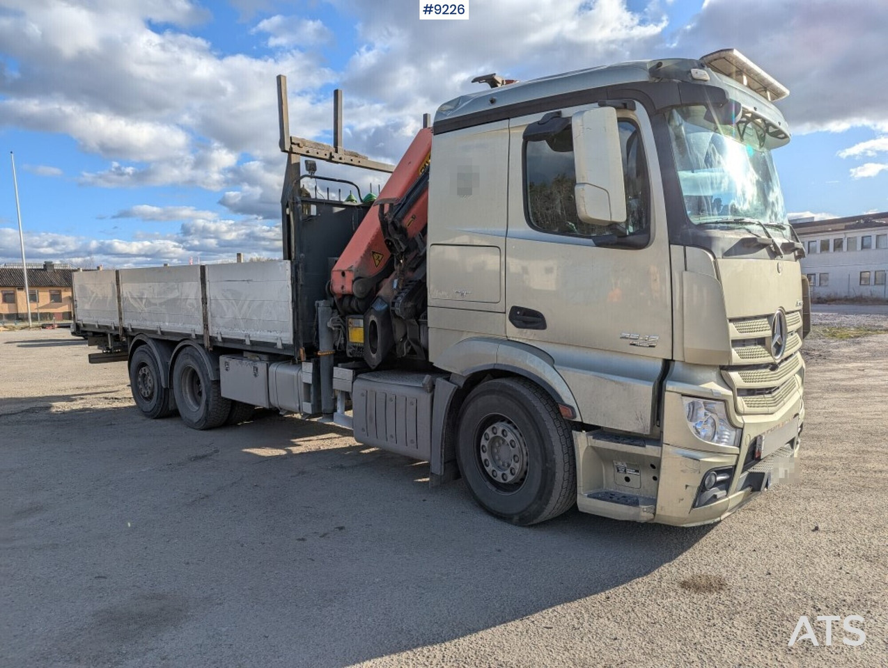 Crane Truck Mercedes-Benz Actros 2542 - شاحنات مسطحة, شاحنة كرين: صورة 2 Crane Truck Mercedes-Benz Actros 2542 - شاحنات مسطحة, شاحنة كرين: صورة 2