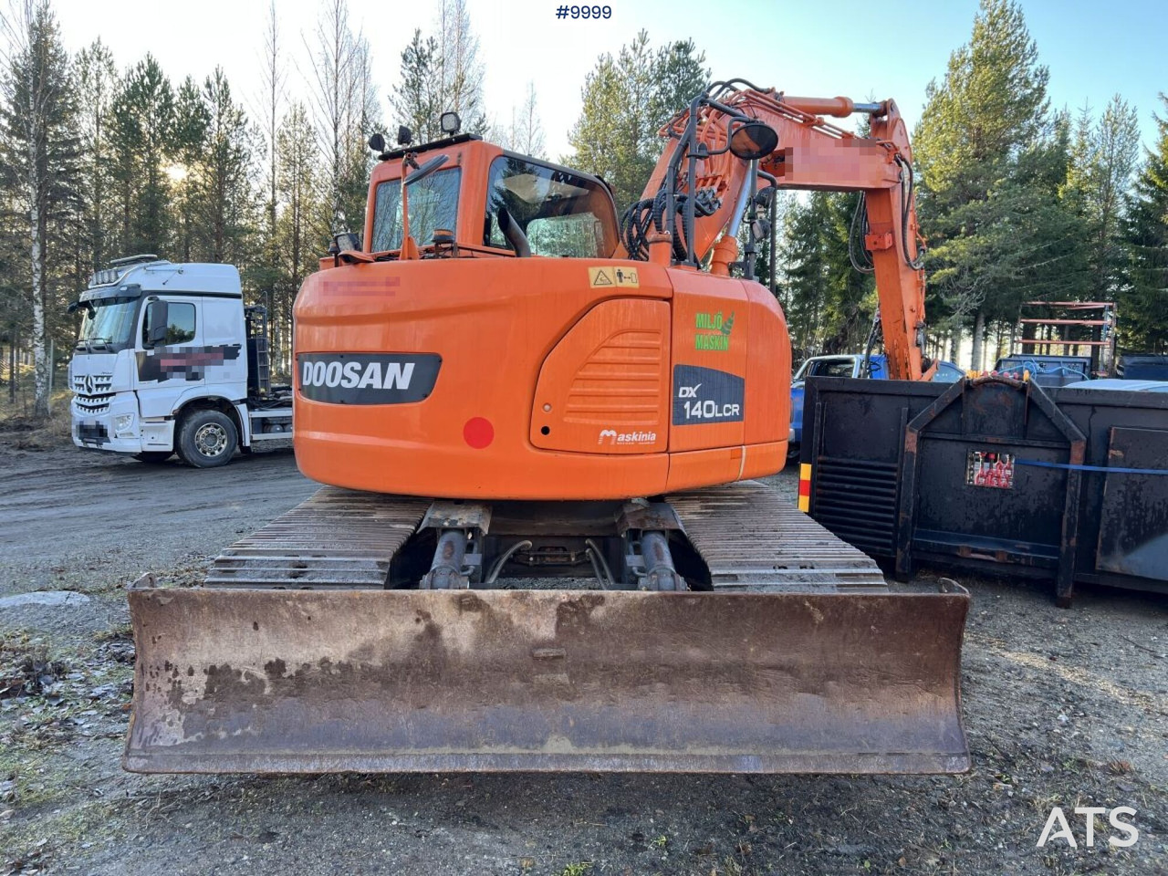 حفار زاحف Doosan DX140LCR-3 Excavator with rotator: صورة 5 حفار زاحف Doosan DX140LCR-3 Excavator with rotator: صورة 5