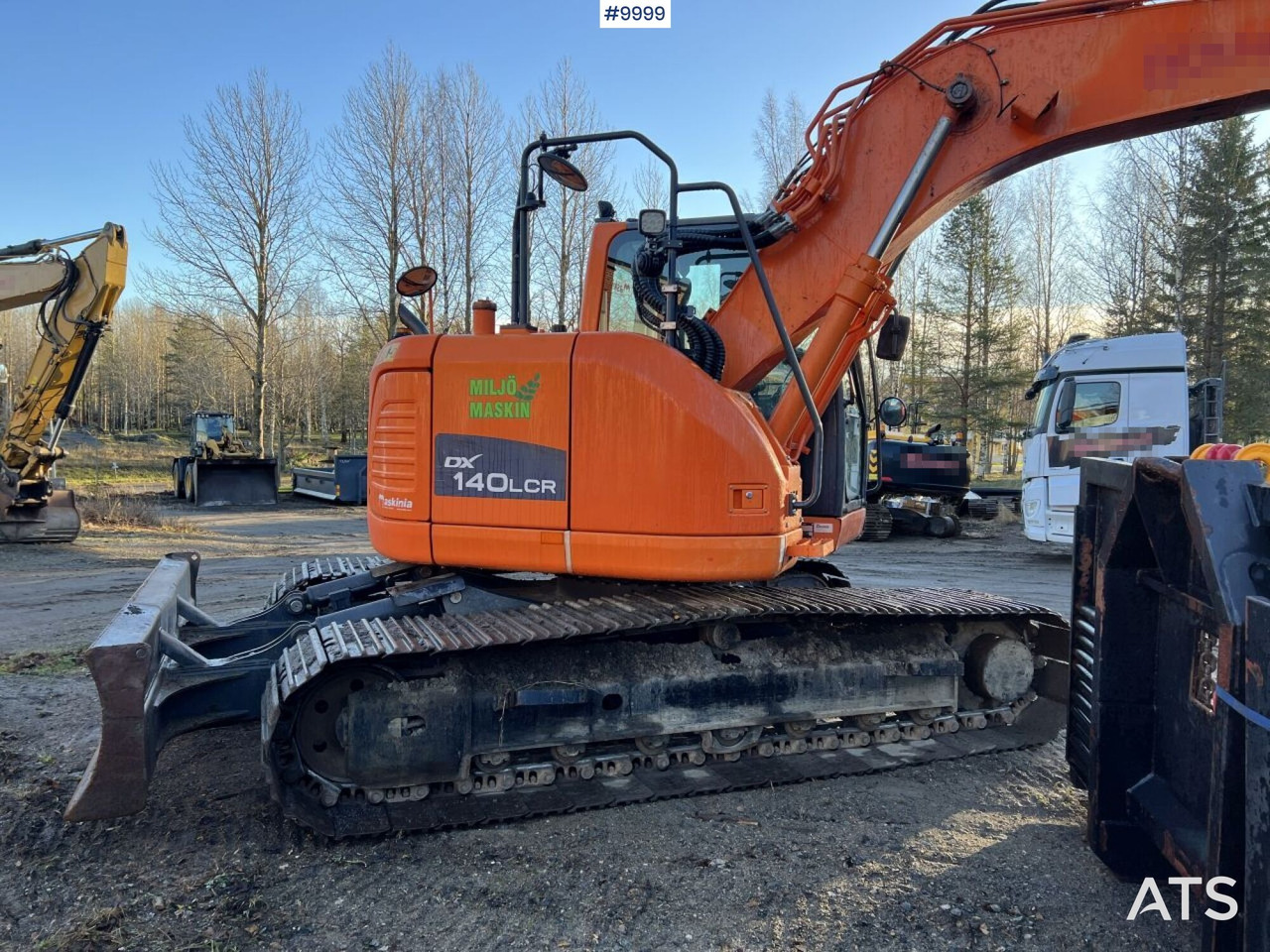 حفار زاحف Doosan DX140LCR-3 Excavator with rotator: صورة 8 حفار زاحف Doosan DX140LCR-3 Excavator with rotator: صورة 8