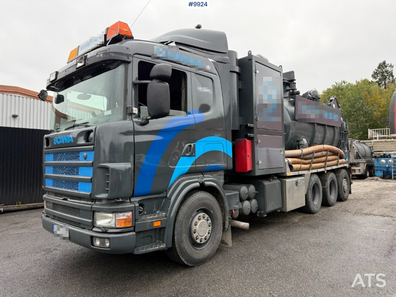 Dry vacuum loader Scania R114 8x4 - فراغ شاحنة: صورة 3 Dry vacuum loader Scania R114 8x4 - فراغ شاحنة: صورة 3