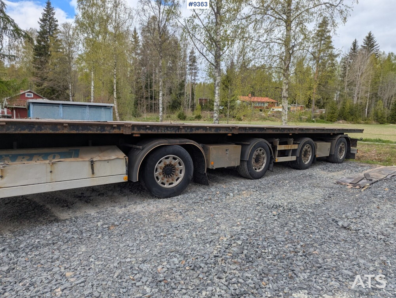 Flatbed trailer Närko - نصف مقطورة مسطحة: صورة 5 Flatbed trailer Närko - نصف مقطورة مسطحة: صورة 5
