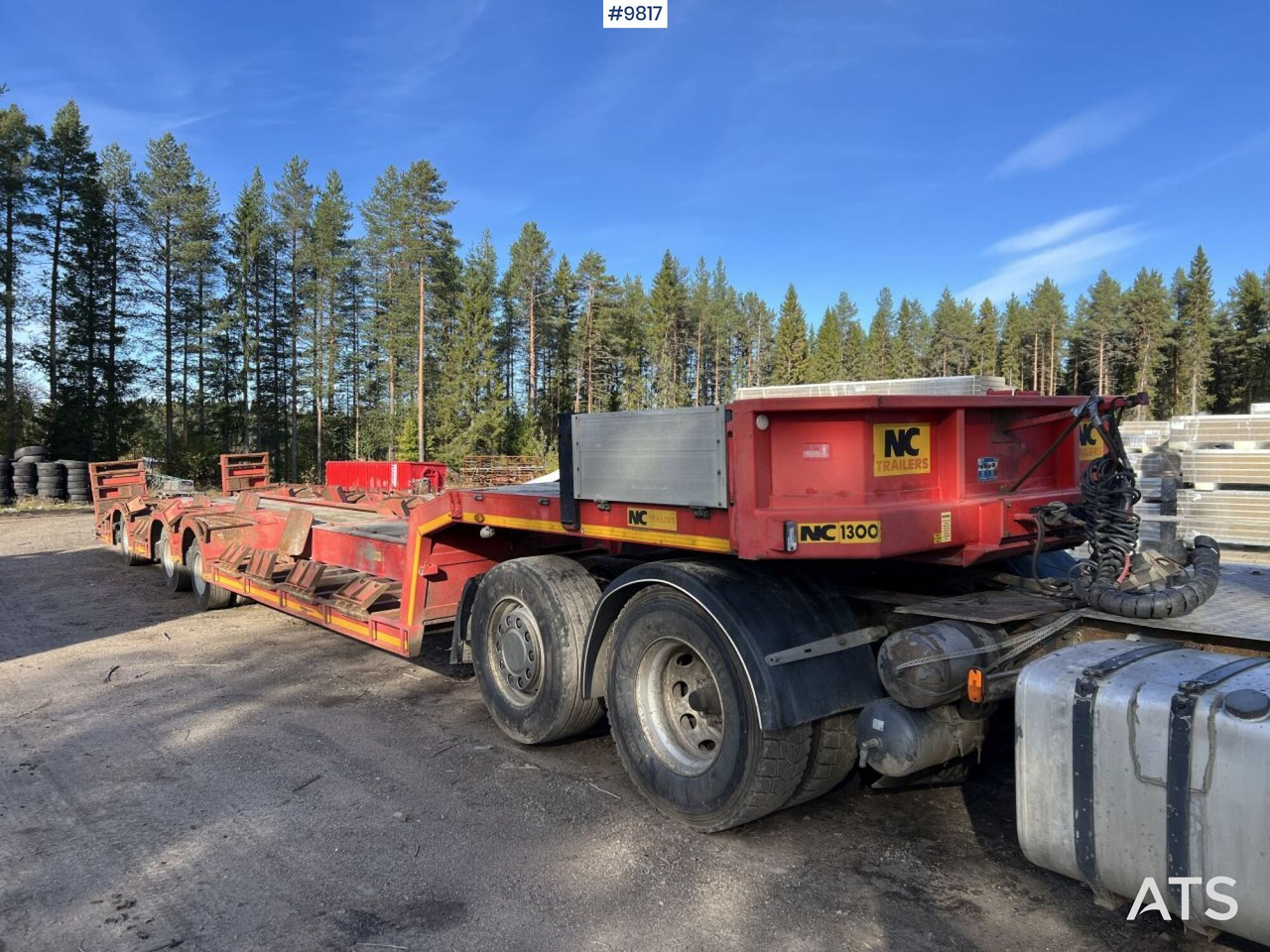 Forestry machine trailer NC FORESTRY TRAILER - نصف مقطورة نقل سيارات: صورة 1 Forestry machine trailer NC FORESTRY TRAILER - نصف مقطورة نقل سيارات: صورة 1