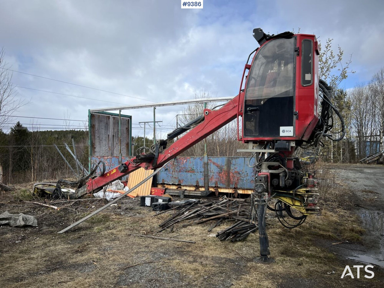 HIAB LOGLIFT F108 ST 96 Timber crane / logging crane - ونش كرين: صورة 1 HIAB LOGLIFT F108 ST 96 Timber crane / logging crane - ونش كرين: صورة 1
