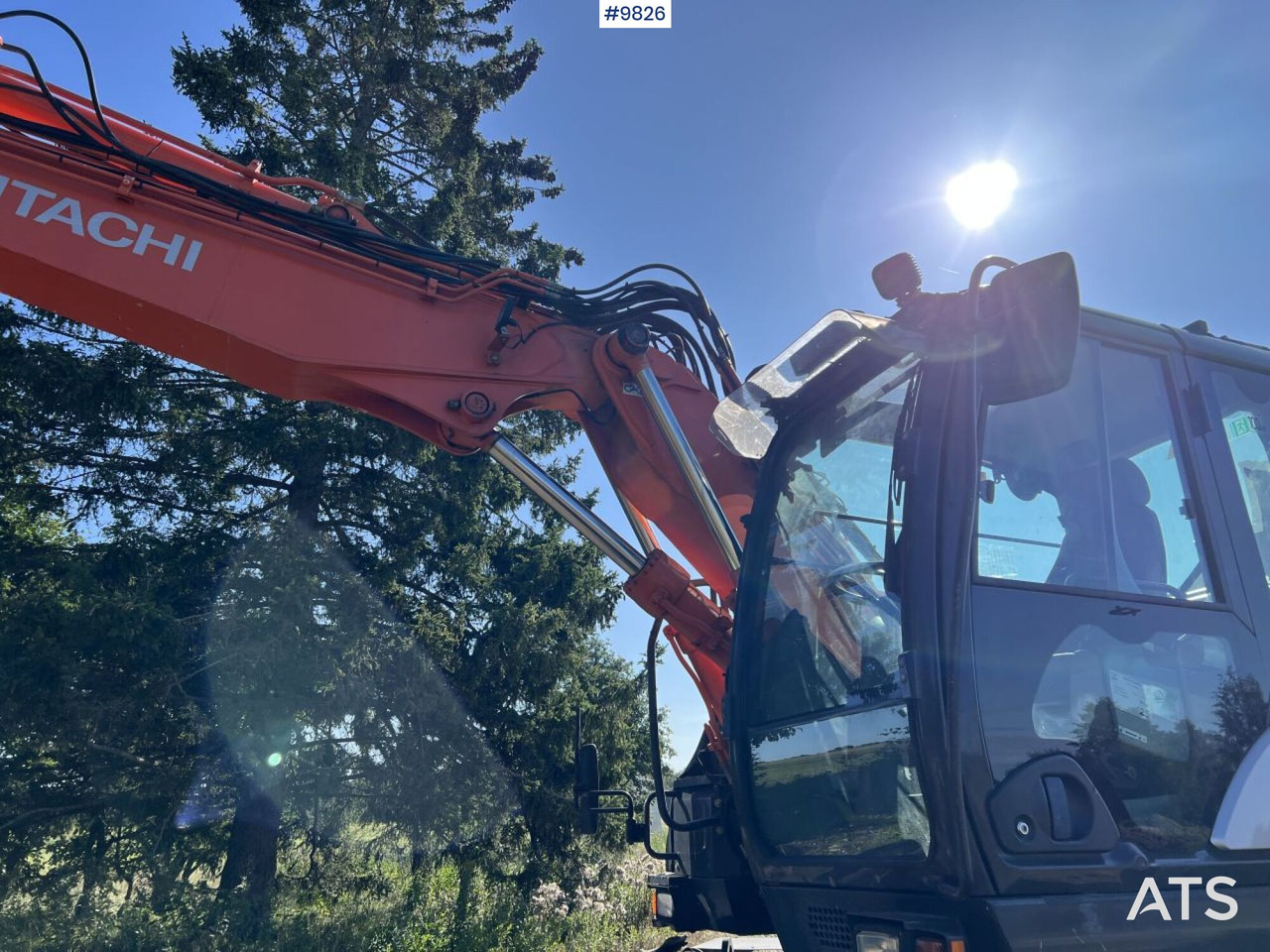 حفار ذو عجلات Hitachi ZX140 W-5B with rotor and planer bucket: صورة 12