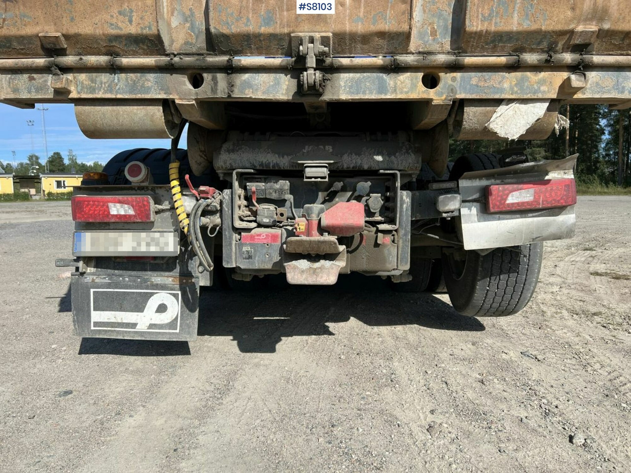 شاحنة برافعة خطافية Hook truck, Scania R580, Joab L27 Hook: صورة 13