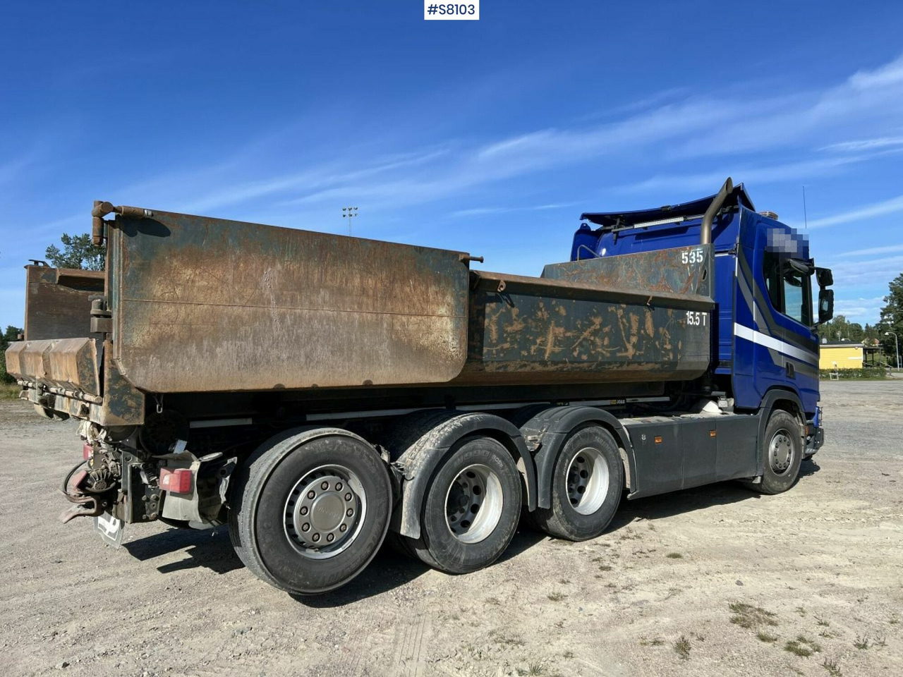 شاحنة برافعة خطافية Hook truck, Scania R580, Joab L27 Hook: صورة 6