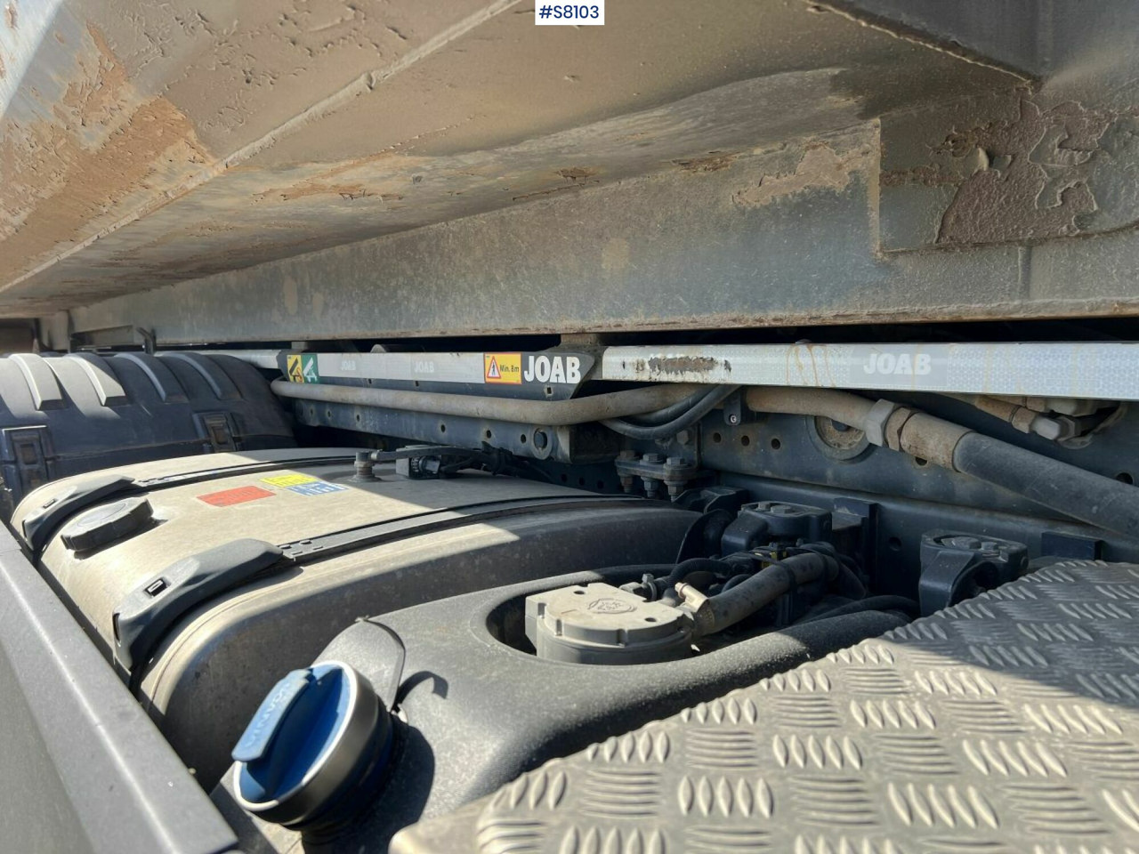 شاحنة برافعة خطافية Hook truck, Scania R580, Joab L27 Hook: صورة 15