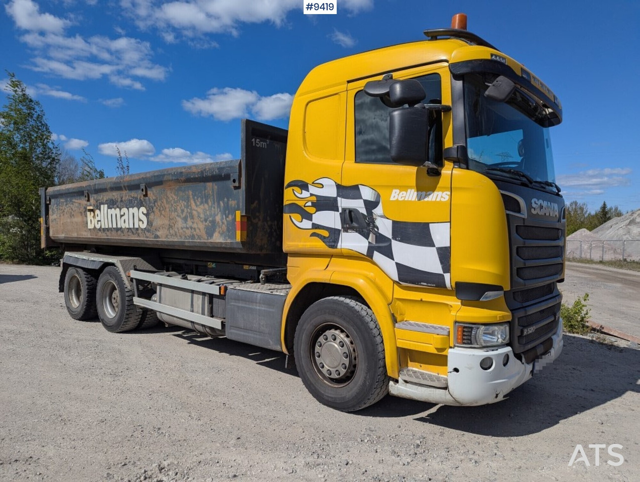Hooklift Truck Scania R520 6x2 with flatbed - شاحنة برافعة خطافية: صورة 2 Hooklift Truck Scania R520 6x2 with flatbed - شاحنة برافعة خطافية: صورة 2