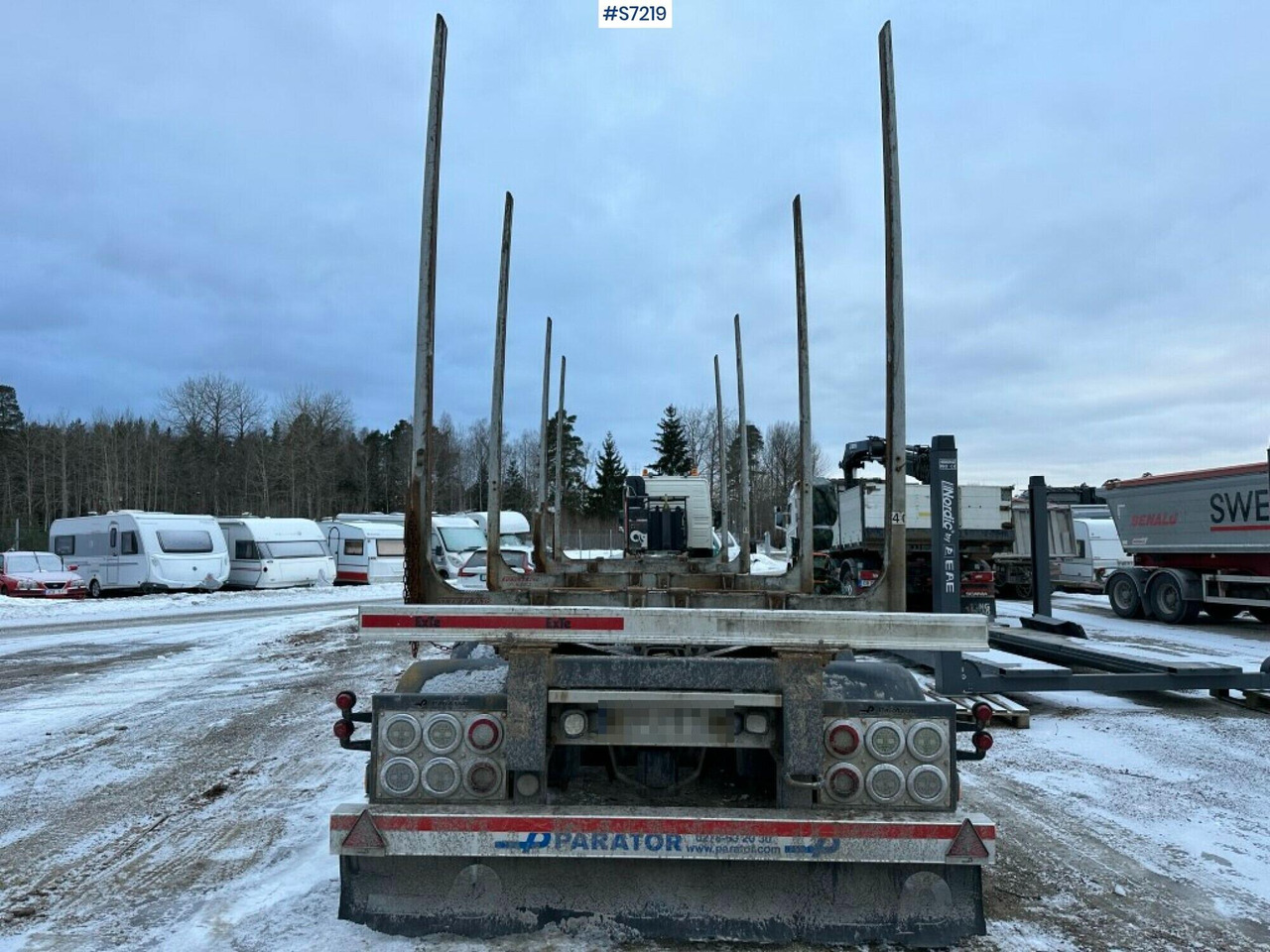 Logging trailer 5-axles, Parator SV 18-24 - مقطورة اخشاب: صورة 4 Logging trailer 5-axles, Parator SV 18-24 - مقطورة اخشاب: صورة 4