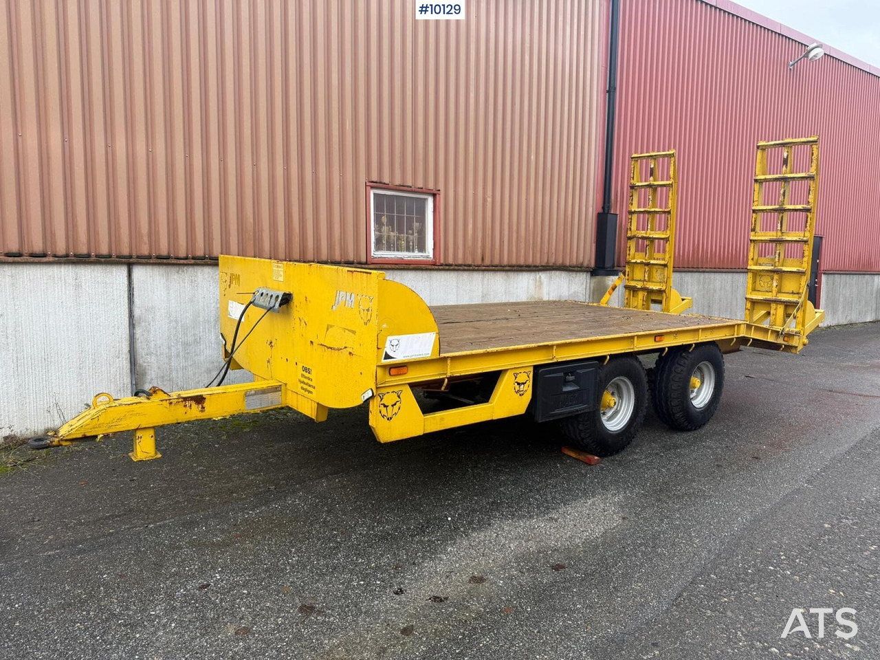 Machine trailer JPM - مقطورة بلودر منخفض: صورة 2 Machine trailer JPM - مقطورة بلودر منخفض: صورة 2
