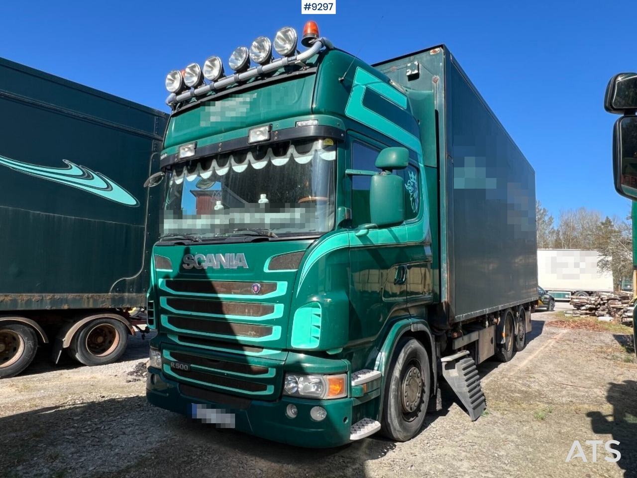 SCANIA R500 LB 6X2*4 HNB Visir with Visir trailer BRIAB - شاحنة صندوقية: صورة 1 SCANIA R500 LB 6X2*4 HNB Visir with Visir trailer BRIAB - شاحنة صندوقية: صورة 1