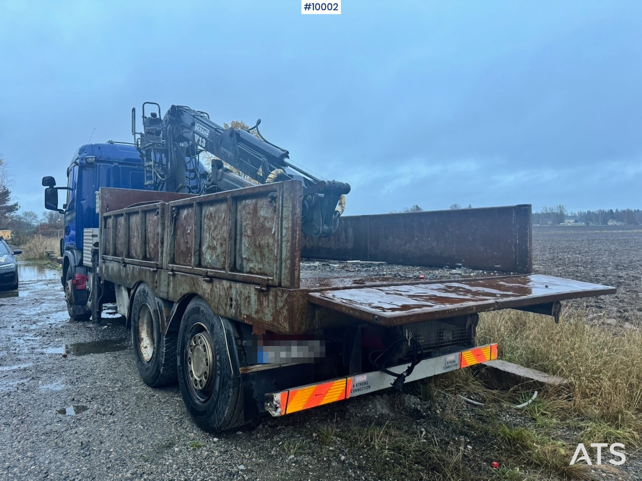 Scania R124 6x2 Flatbed truck with timber crane - شاحنات مسطحة, شاحنة كرين: صورة 5 Scania R124 6x2 Flatbed truck with timber crane - شاحنات مسطحة, شاحنة كرين: صورة 5