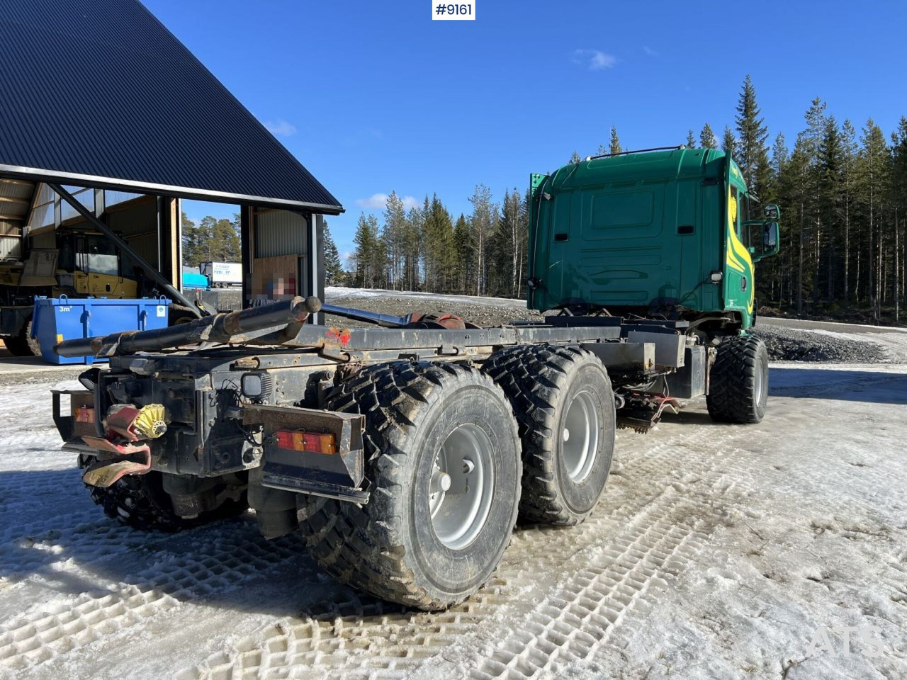 Scania R124 with cameleont quick lock, underbite and plow attachments - شاحنة بهيكل معدني للمقصورة: صورة 4 Scania R124 with cameleont quick lock, underbite and plow attachments - شاحنة بهيكل معدني للمقصورة: صورة 4