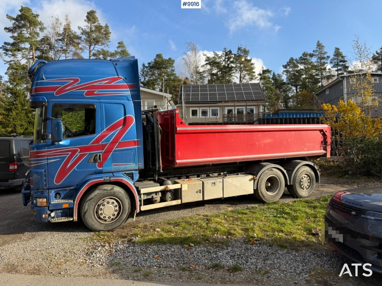 Scania R164 580 6X2 truck with flatbed - شاحنات مسطحة: صورة 3 Scania R164 580 6X2 truck with flatbed - شاحنات مسطحة: صورة 3