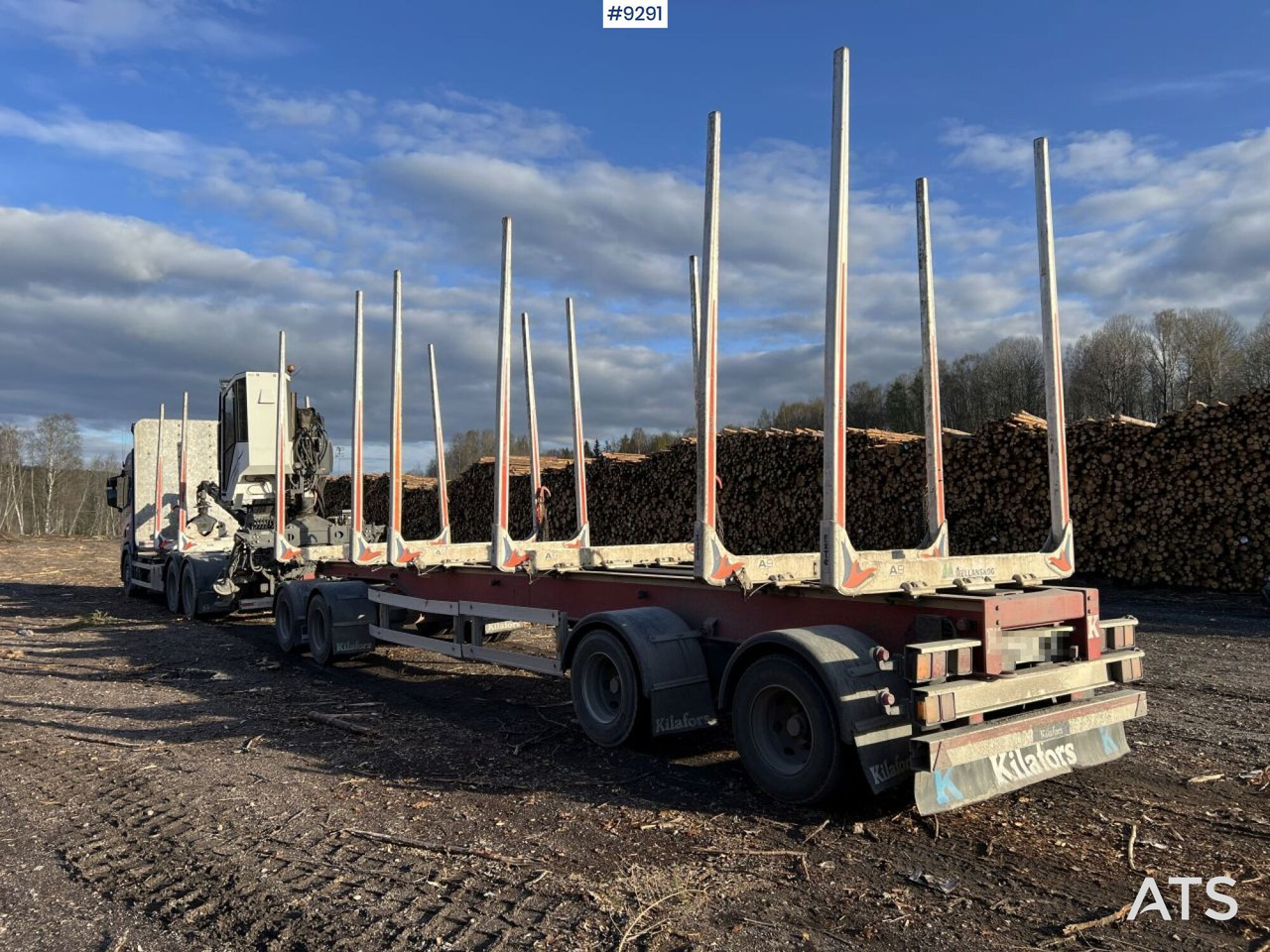 Scania R650 logging truck with crane and trailer - شاحنة قطع الأشجار: صورة 3 Scania R650 logging truck with crane and trailer - شاحنة قطع الأشجار: صورة 3