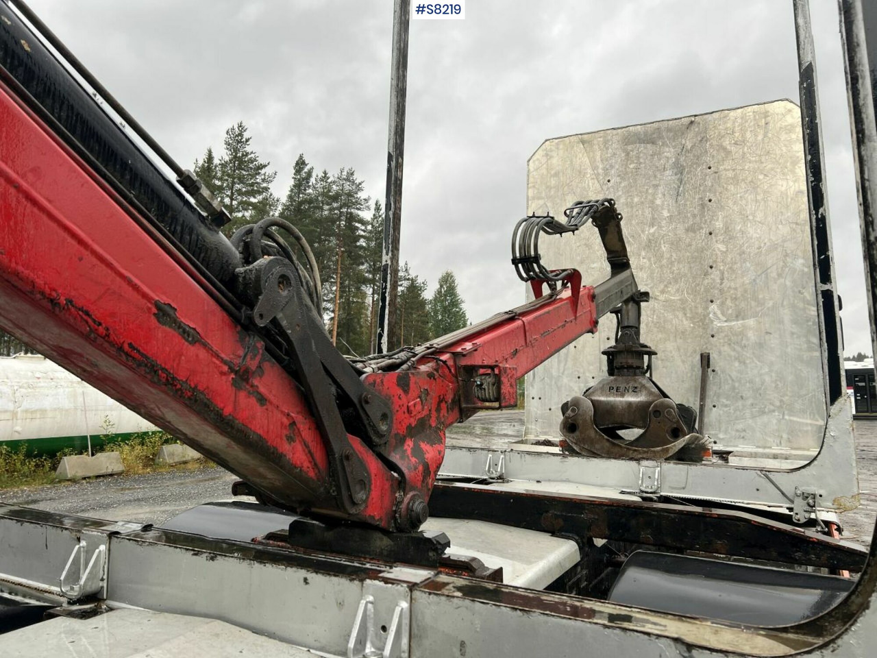 Scania R730 Timber truck with wagon and crane - شاحنة قطع الأشجار: صورة 4 Scania R730 Timber truck with wagon and crane - شاحنة قطع الأشجار: صورة 4