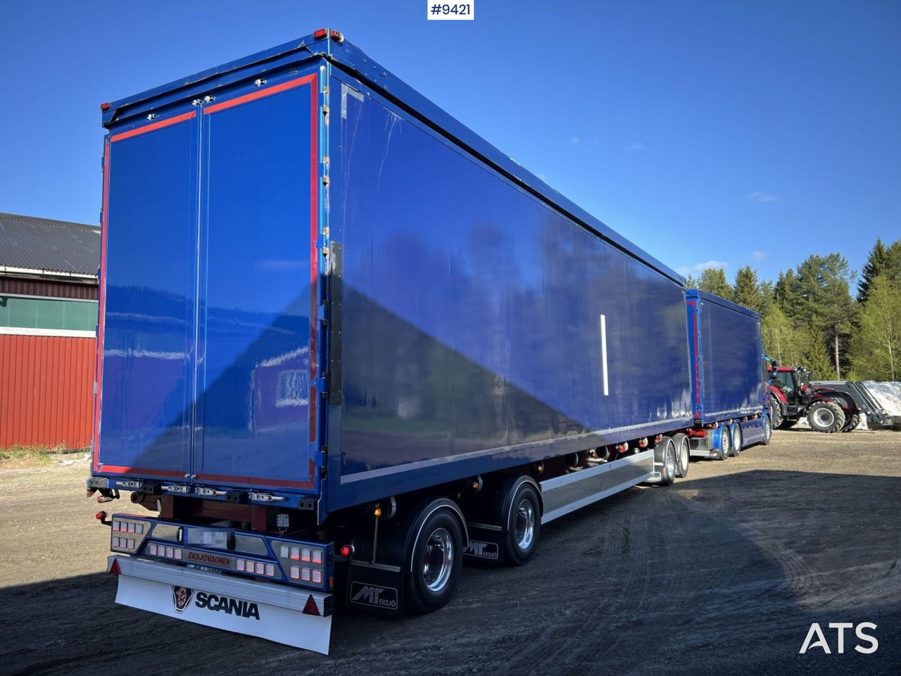 Scania S580 med Eksjövagnen FS 18-20 – Chip truck with trailer - شاحنة صندوقية: صورة 5 Scania S580 med Eksjövagnen FS 18-20 – Chip truck with trailer - شاحنة صندوقية: صورة 5