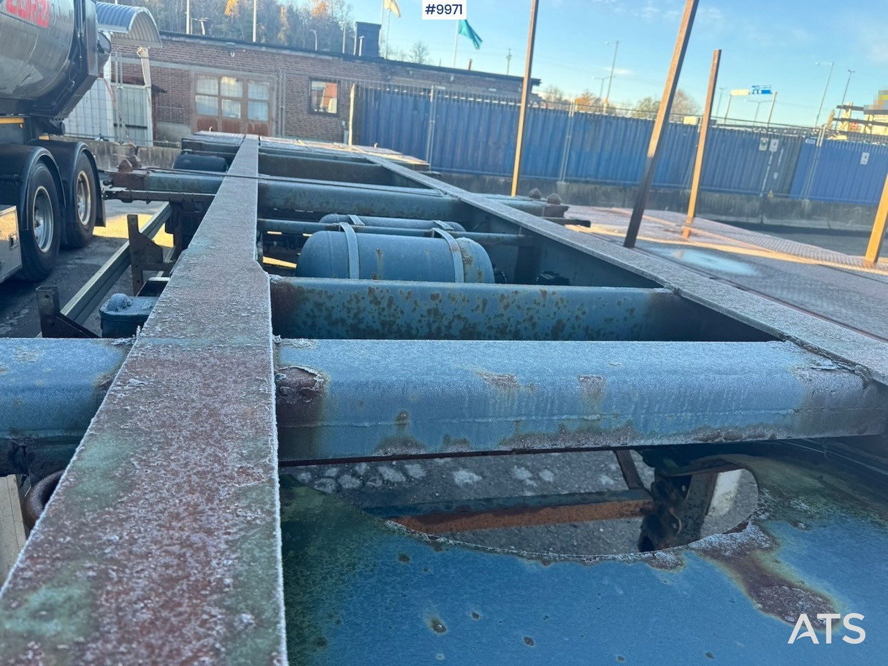 Schweriner CS40 container chassis. - نصف مقطورة بهيكل معدني: صورة 2 Schweriner CS40 container chassis. - نصف مقطورة بهيكل معدني: صورة 2