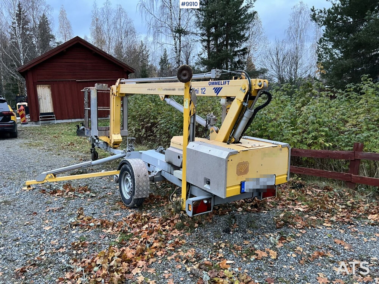 Skylift - Omme Mini-12 - منصة العمل الجوية مقطورة: صورة 4 Skylift - Omme Mini-12 - منصة العمل الجوية مقطورة: صورة 4