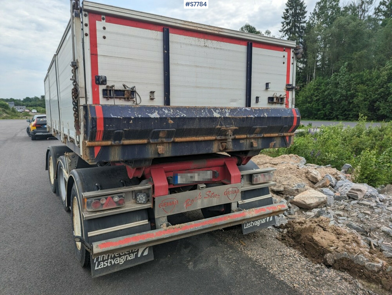 تأجير  Tipper trailer GEHAB 3-axlat Tipper trailer GEHAB 3-axlat: صورة 7