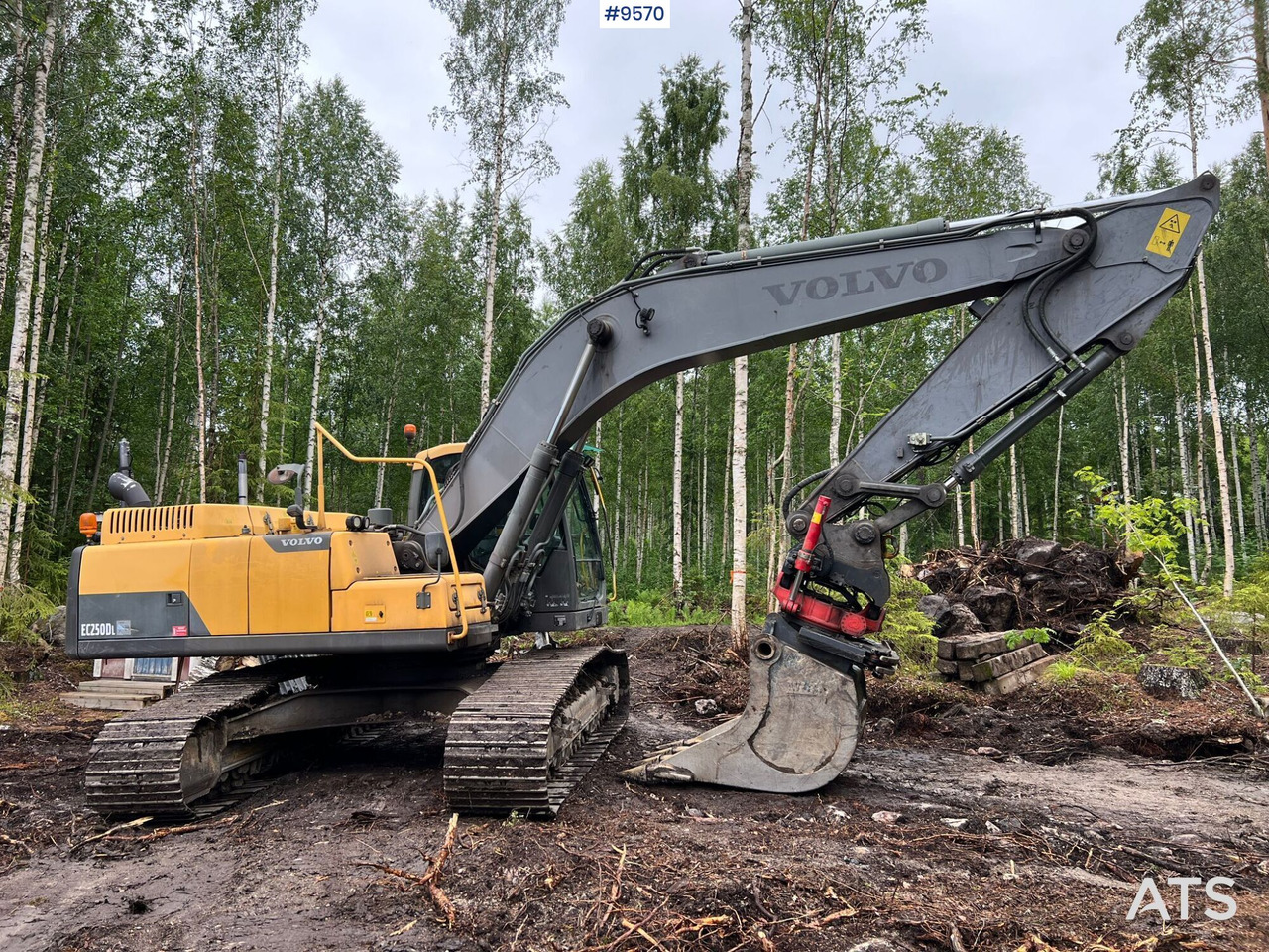 Volvo EC 250 DL grävsystem, rotor och planerskopa - حفار زاحف: صورة 3 Volvo EC 250 DL grävsystem, rotor och planerskopa - حفار زاحف: صورة 3