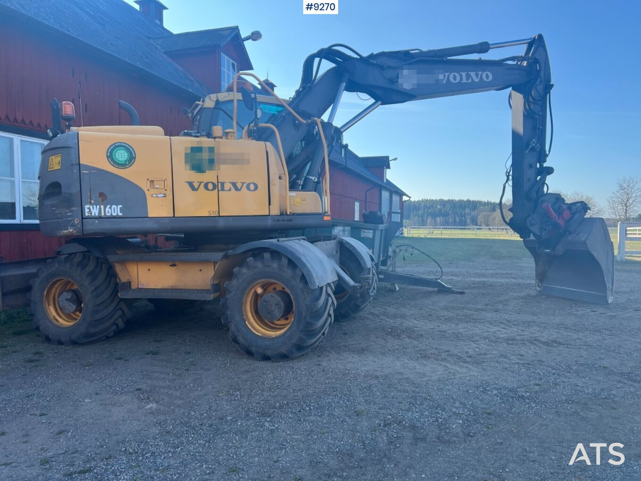 Volvo EW 160 C wheeled excavator (VIDEO) - حفار ذو عجلات: صورة 4 Volvo EW 160 C wheeled excavator (VIDEO) - حفار ذو عجلات: صورة 4