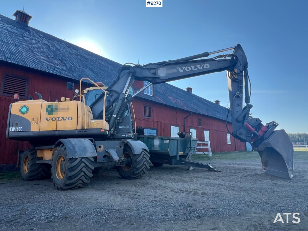 Volvo EW 160 C wheeled excavator (VIDEO) - حفار ذو عجلات: صورة 1 Volvo EW 160 C wheeled excavator (VIDEO) - حفار ذو عجلات: صورة 1