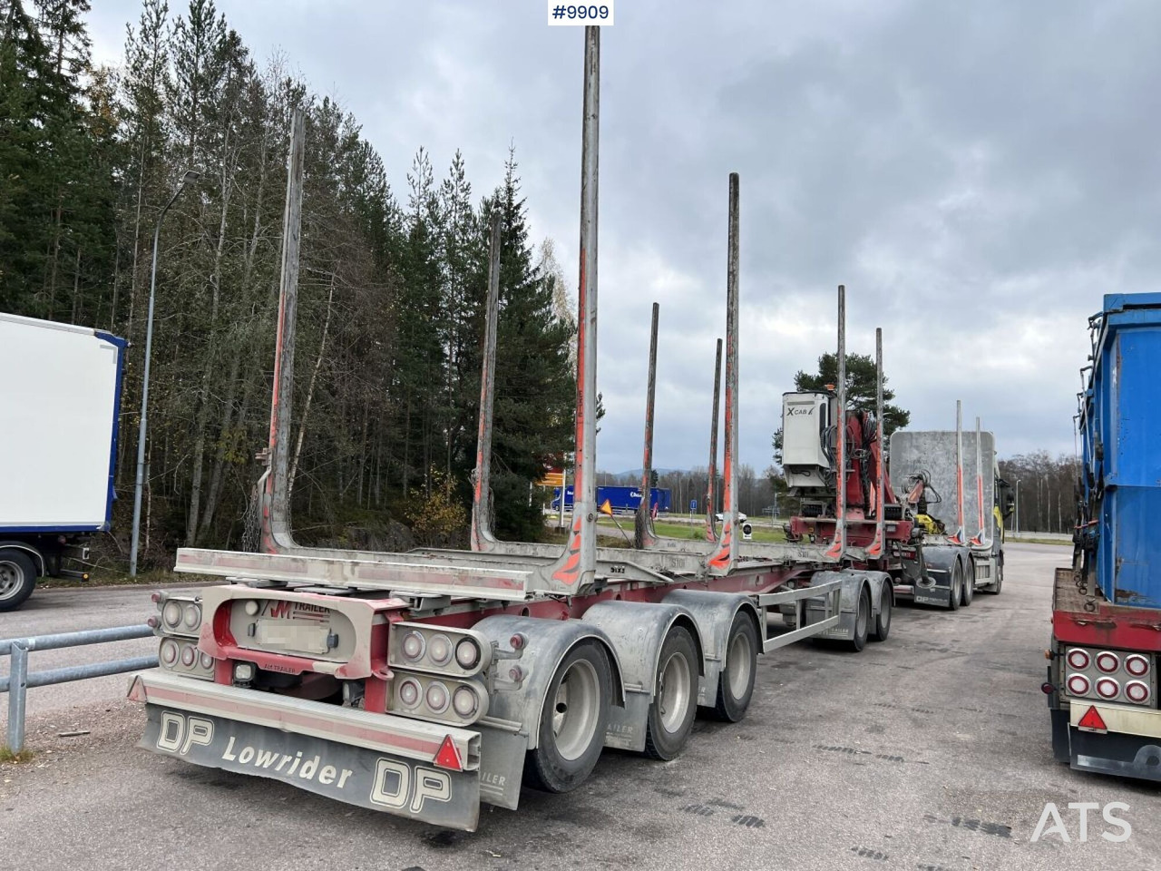 Volvo FH 64R Timber truck with crane and trailer - شاحنة قطع الأشجار, شاحنة كرين: صورة 3 Volvo FH 64R Timber truck with crane and trailer - شاحنة قطع الأشجار, شاحنة كرين: صورة 3