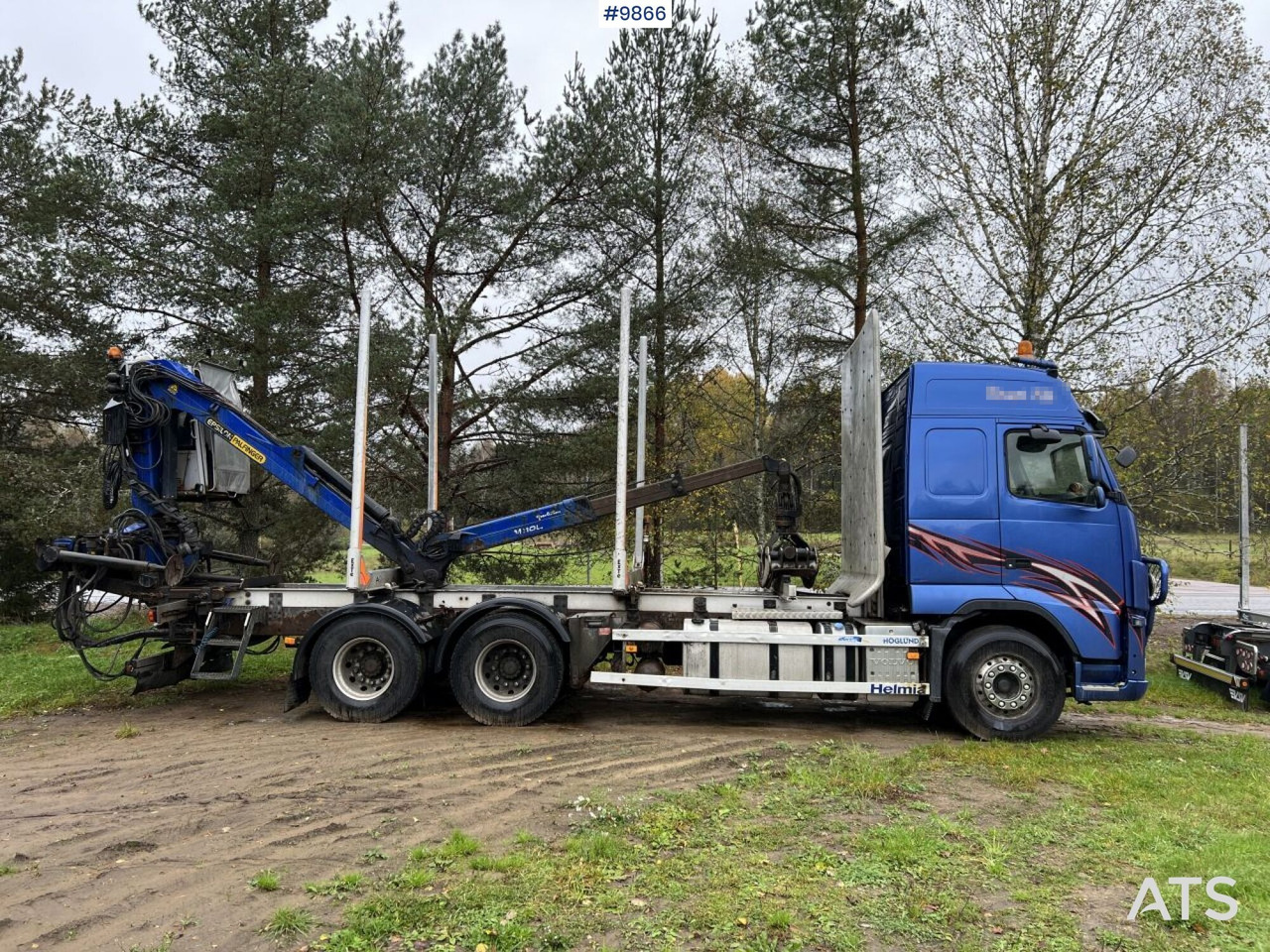 Volvo FH D13 Timber truck with Palfinger M110 crane - شاحنة قطع الأشجار: صورة 3 Volvo FH D13 Timber truck with Palfinger M110 crane - شاحنة قطع الأشجار: صورة 3