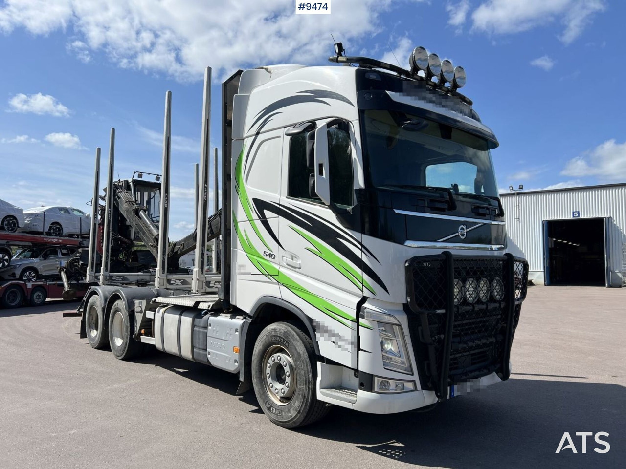 Volvo FH13 Logging truck with Loglift 105S crane - شاحنة قطع الأشجار, شاحنة كرين: صورة 1 Volvo FH13 Logging truck with Loglift 105S crane - شاحنة قطع الأشجار, شاحنة كرين: صورة 1