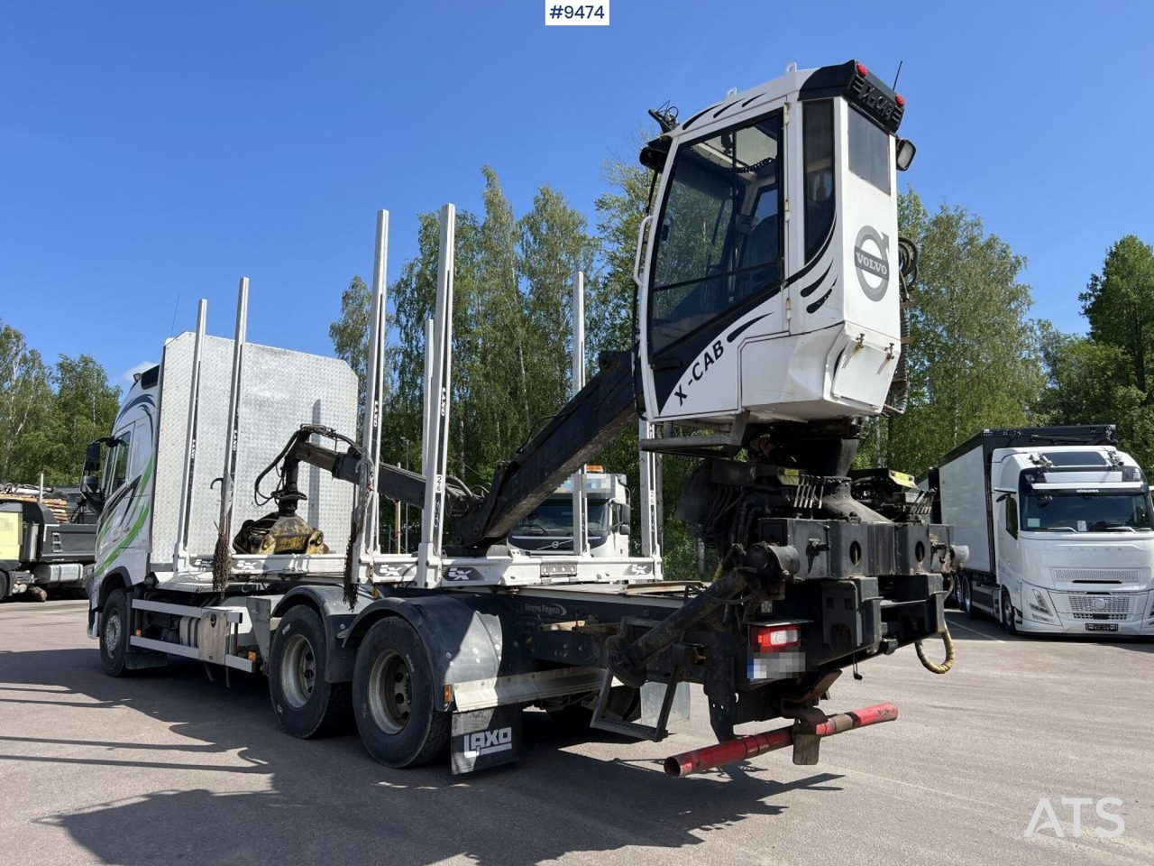 Volvo FH13 Logging truck with Loglift 105S crane - شاحنة قطع الأشجار, شاحنة كرين: صورة 5 Volvo FH13 Logging truck with Loglift 105S crane - شاحنة قطع الأشجار, شاحنة كرين: صورة 5