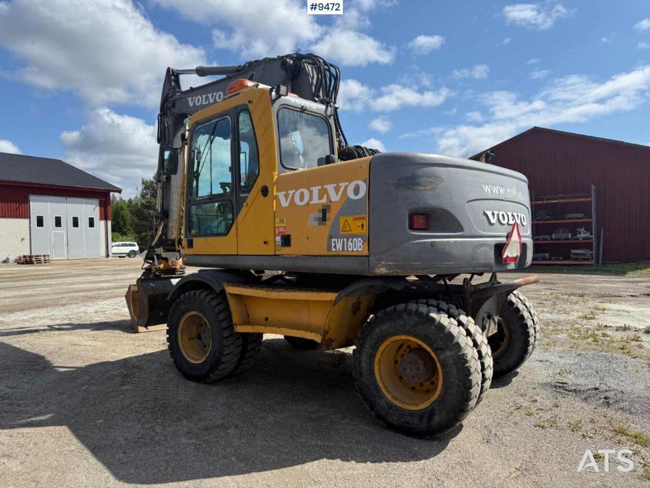 Wheel excavator Volvo EW160B, Tiltrotator - حفار ذو عجلات: صورة 5 Wheel excavator Volvo EW160B, Tiltrotator - حفار ذو عجلات: صورة 5