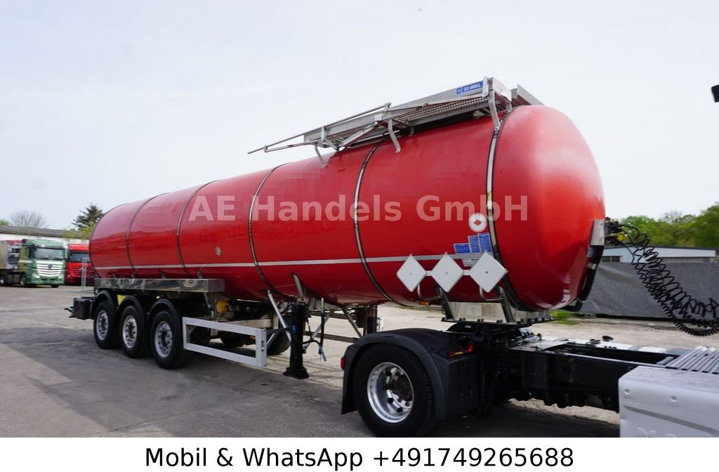 Feldbinder TSA 32.3 Aluminium Bitumen*ADR/32.000Ltr./3-Axle - نصف مقطورة صهريج: صورة 1 Feldbinder TSA 32.3 Aluminium Bitumen*ADR/32.000Ltr./3-Axle - نصف مقطورة صهريج: صورة 1