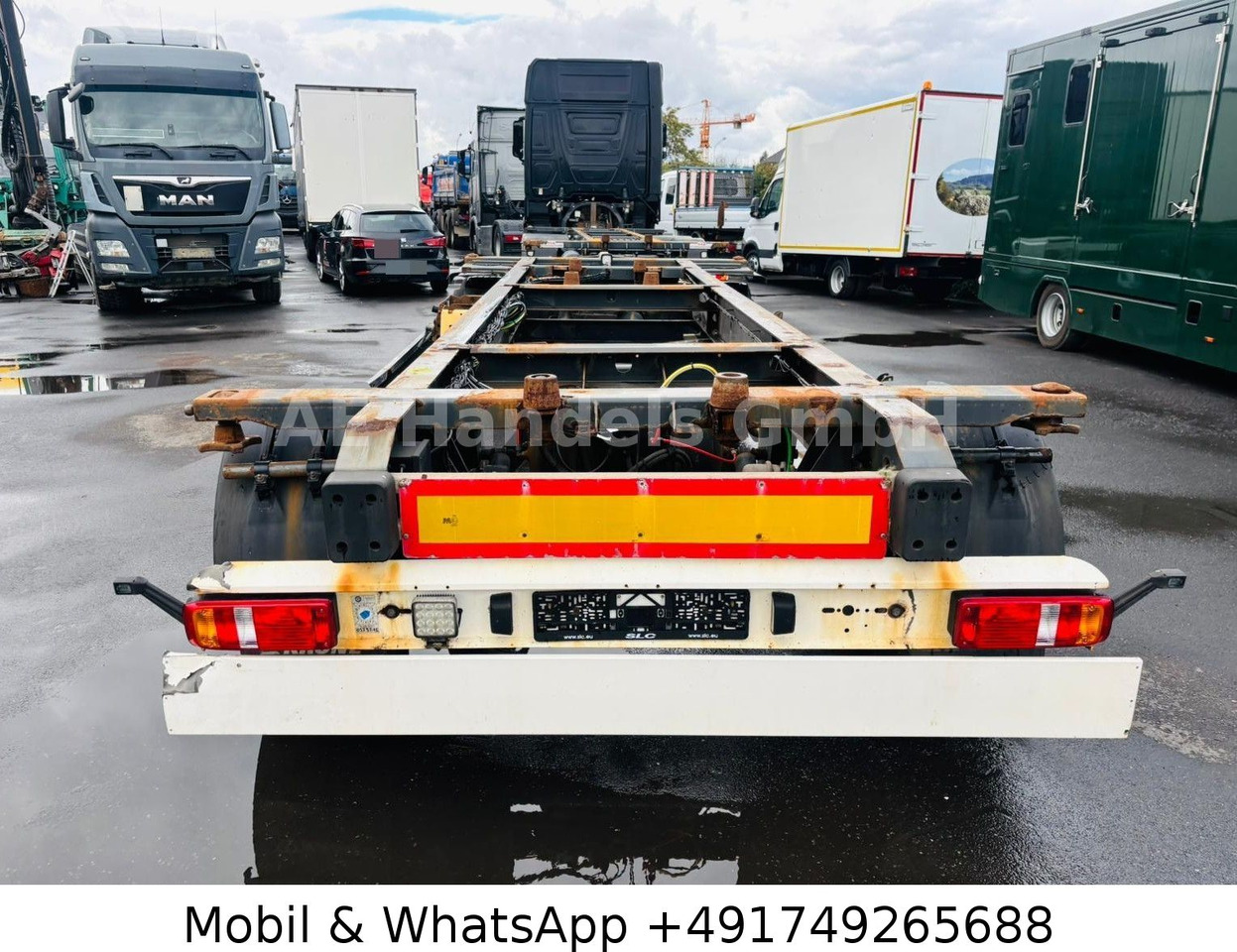 Krone AZ BDF Drehschemel *Scheibenbremsen/VollLuft - ناقل حاوية/ مقطورة بحاوية: صورة 4 Krone AZ BDF Drehschemel *Scheibenbremsen/VollLuft - ناقل حاوية/ مقطورة بحاوية: صورة 4