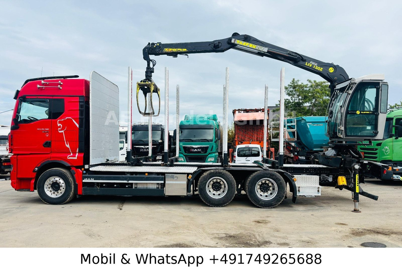 MAN TGX 26.580 GM BL 6x4 *Retarder/Tajfun-LIV-150Z - شاحنة قطع الأشجار, شاحنة كرين: صورة 2 MAN TGX 26.580 GM BL 6x4 *Retarder/Tajfun-LIV-150Z - شاحنة قطع الأشجار, شاحنة كرين: صورة 2