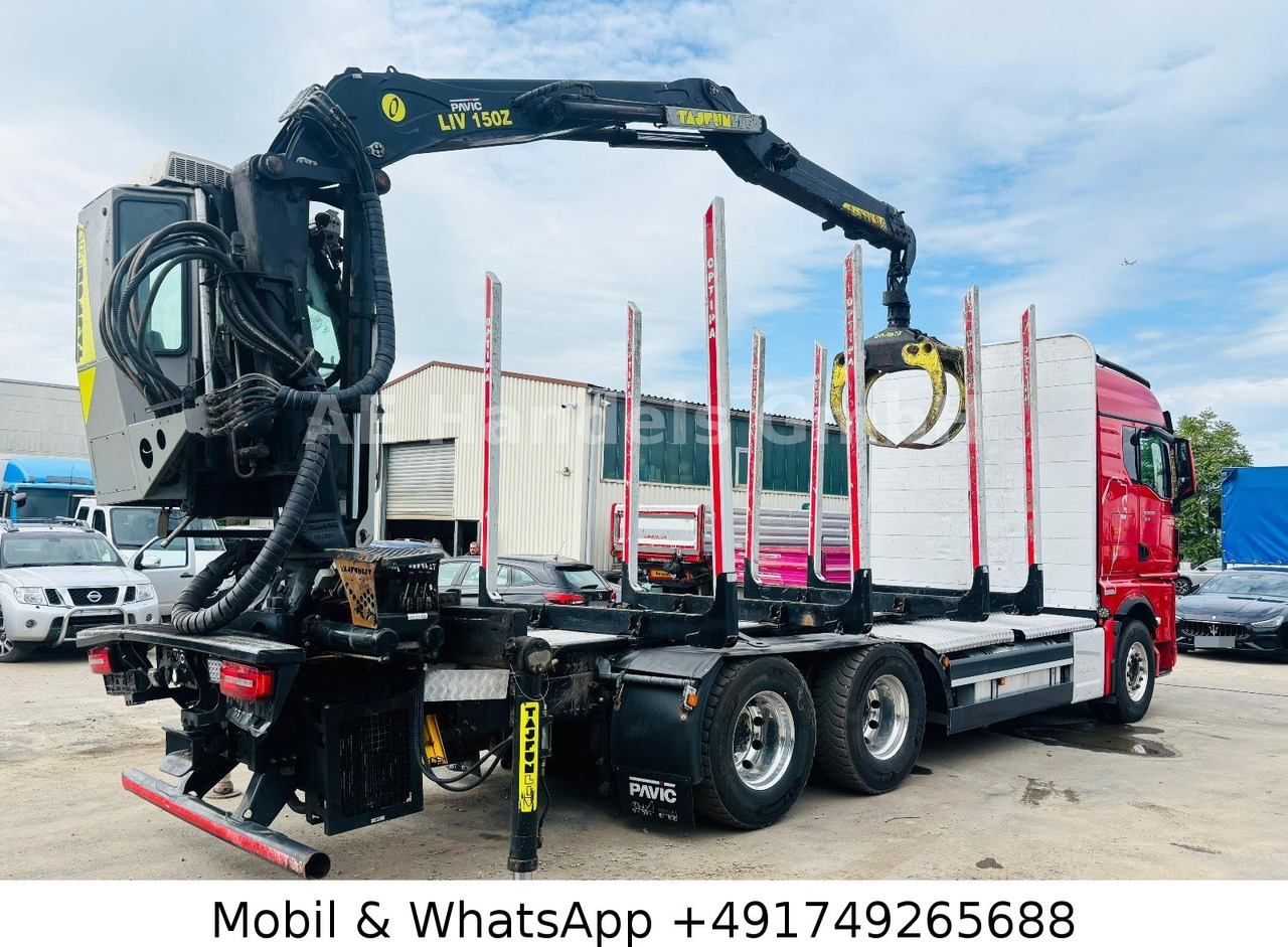 MAN TGX 26.580 GM BL 6x4 *Retarder/Tajfun-LIV-150Z - شاحنة قطع الأشجار, شاحنة كرين: صورة 5 MAN TGX 26.580 GM BL 6x4 *Retarder/Tajfun-LIV-150Z - شاحنة قطع الأشجار, شاحنة كرين: صورة 5